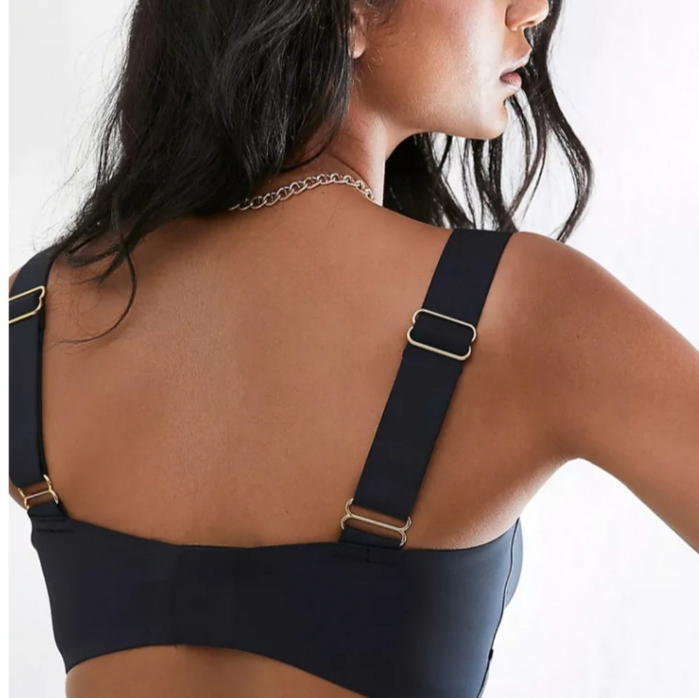 Free People Naomi‎ longline bra Black NWT sz:S - Picture 5 of 7